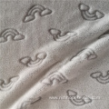 Polyester Cutting Back Printed Flannel Fabric Stock